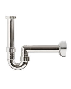 Sifone per lavabo in abs metallizzato 1"1/4 - 1" x 40mm