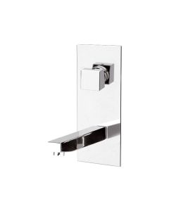 Miscelatore lavabo ad incasso con piastra verticale Mariani - Cubic