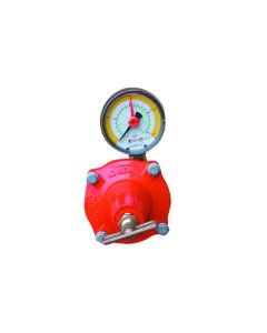 Regolatore per gas gpl di alta pressione con manometro APZ12 kg/h12-18