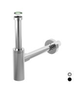 Sifone d'arredo per lavabo inox Mater 1"1/4 x 32mm cromato