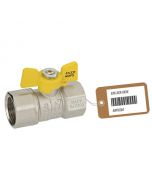 Valvola a sfera per gas FF con farfalla Dakota 3/4" f-brico 