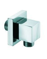 Presa d'acqua Quadra per doccia con rosone 1/2"Mx1/2"M