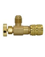 Valvola di chiusura shut-off R32 1/2" ACME F x 5/16" SAE M R32 per condizionatori