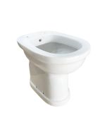 Vaso/bidet per anziani chiuso scarico a pavimento completo di erogatore